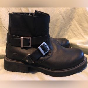 EUC Leather Motorcycle boots Sz 8